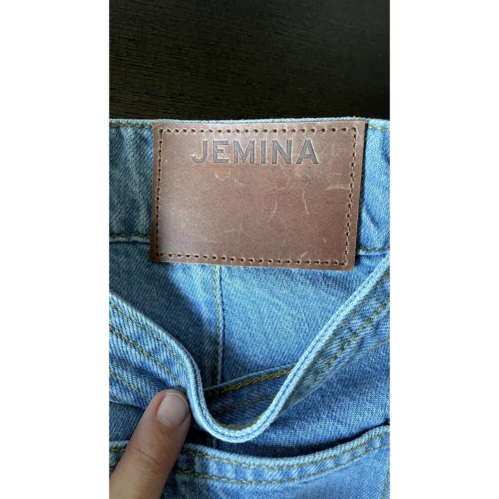 3 FOR $45 SALE | Jemina Wide Leg Cargo Jeans Light Wash Size 6 - Picture 6 of 9